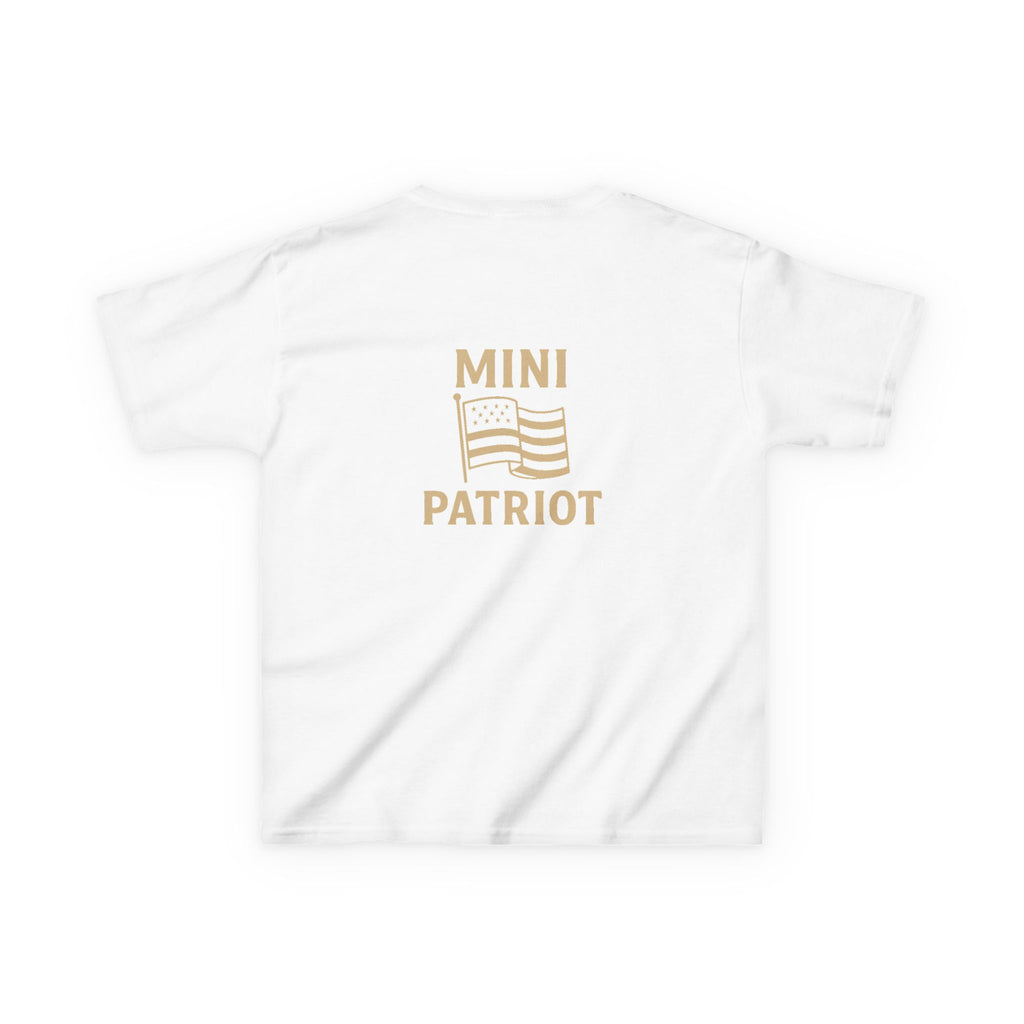 Mini Patriot Kids T‑Shirt — 'Mini Patriot' Flag Graphic