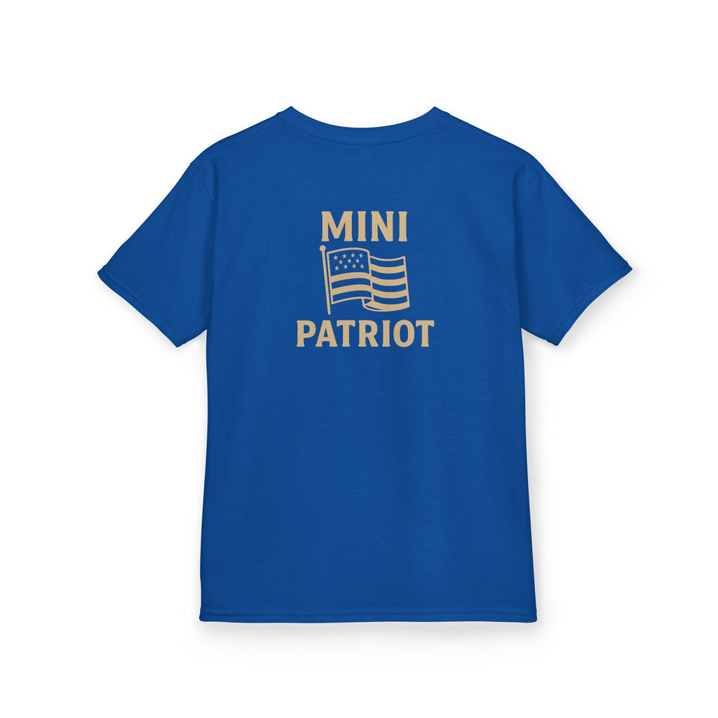 Mini Patriot Kids T‑Shirt — 'Mini Patriot' Flag Graphic