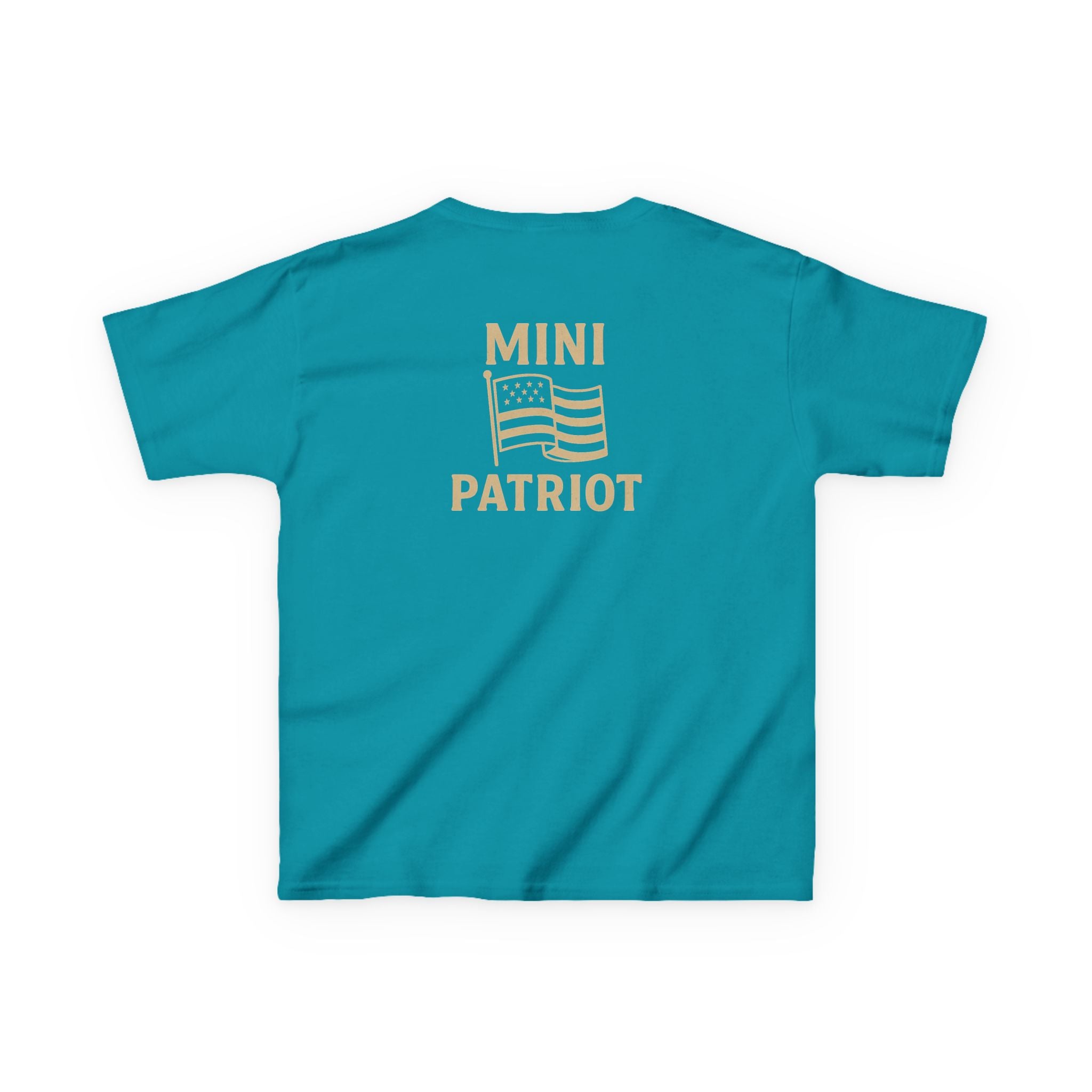 Mini Patriot Kids T‑Shirt — 'Mini Patriot' Flag Graphic