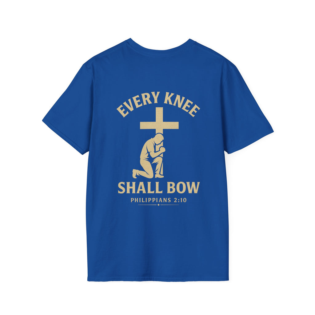 Every Knee Shall Bow T-Shirt — Philippians 2:10 Christian Faith Shirt