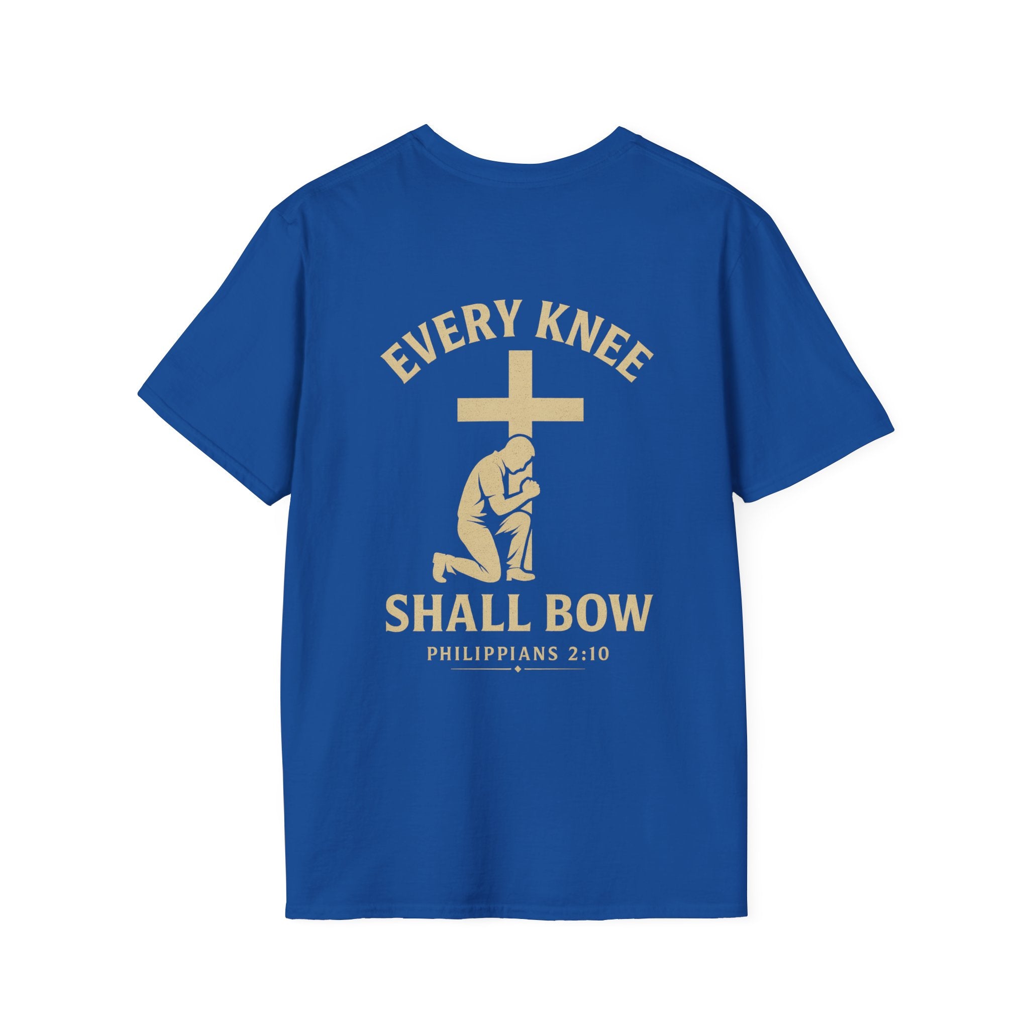 Every Knee Shall Bow T-Shirt — Philippians 2:10 Christian Faith Shirt