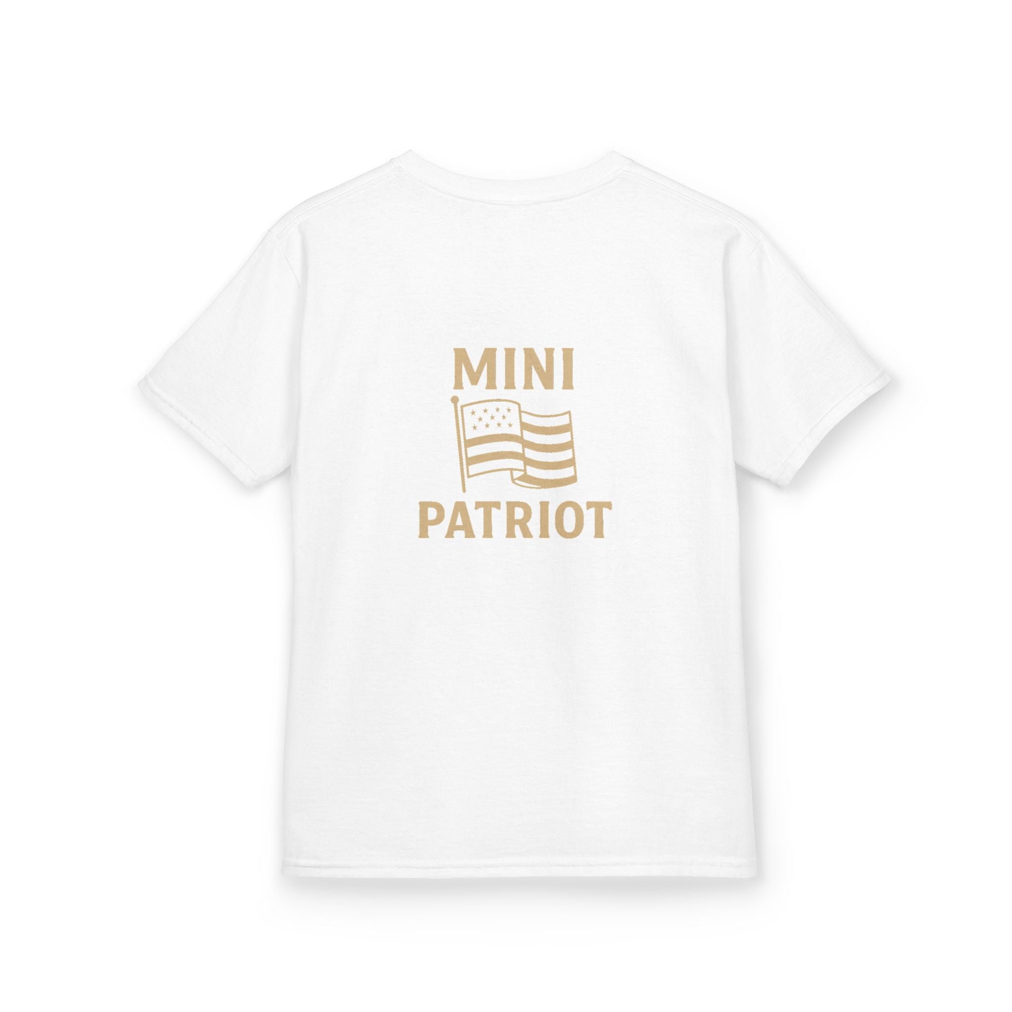 Mini Patriot Kids T‑Shirt — 'Mini Patriot' Flag Graphic
