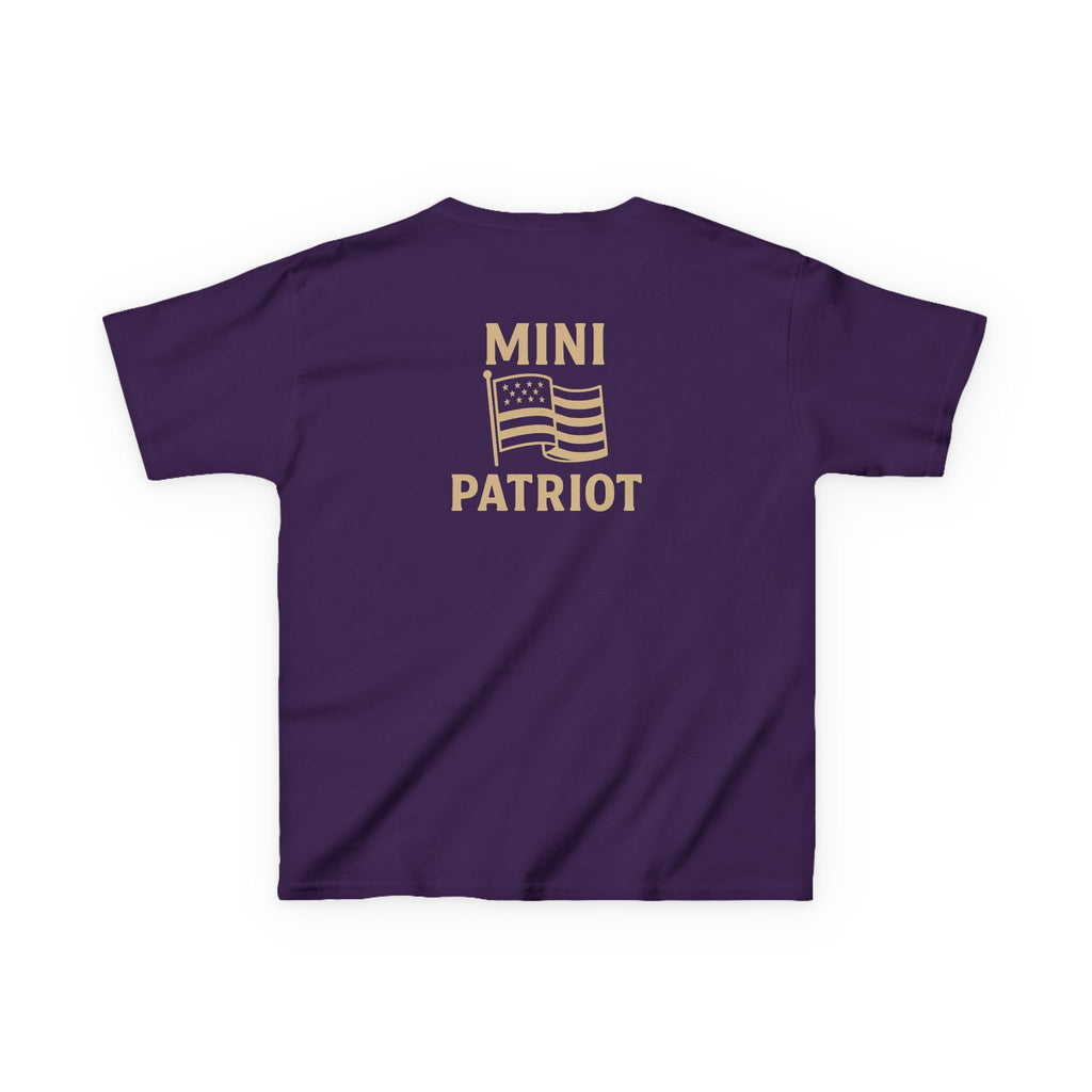 Mini Patriot Kids T‑Shirt — 'Mini Patriot' Flag Graphic