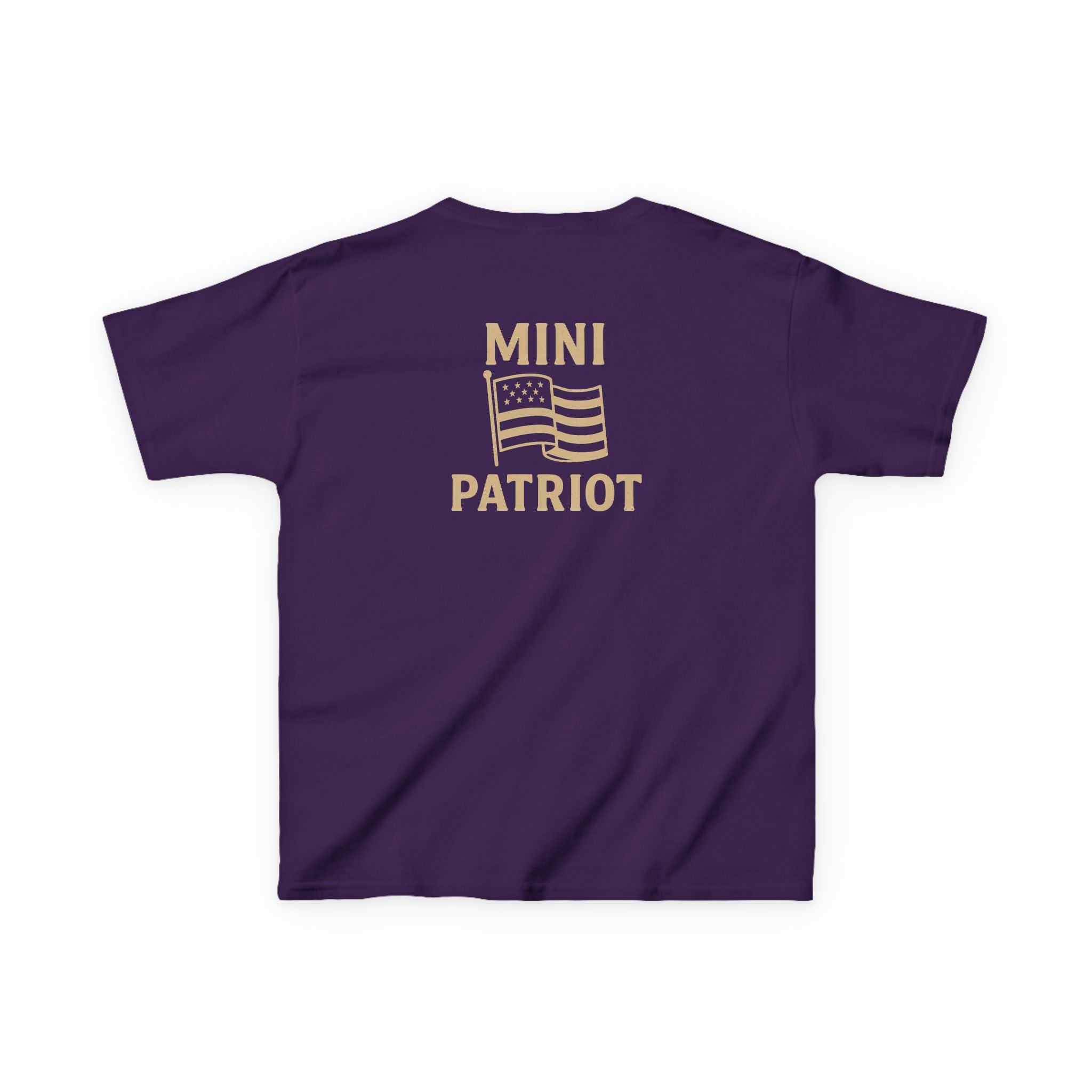 Mini Patriot Kids T‑Shirt — 'Mini Patriot' Flag Graphic