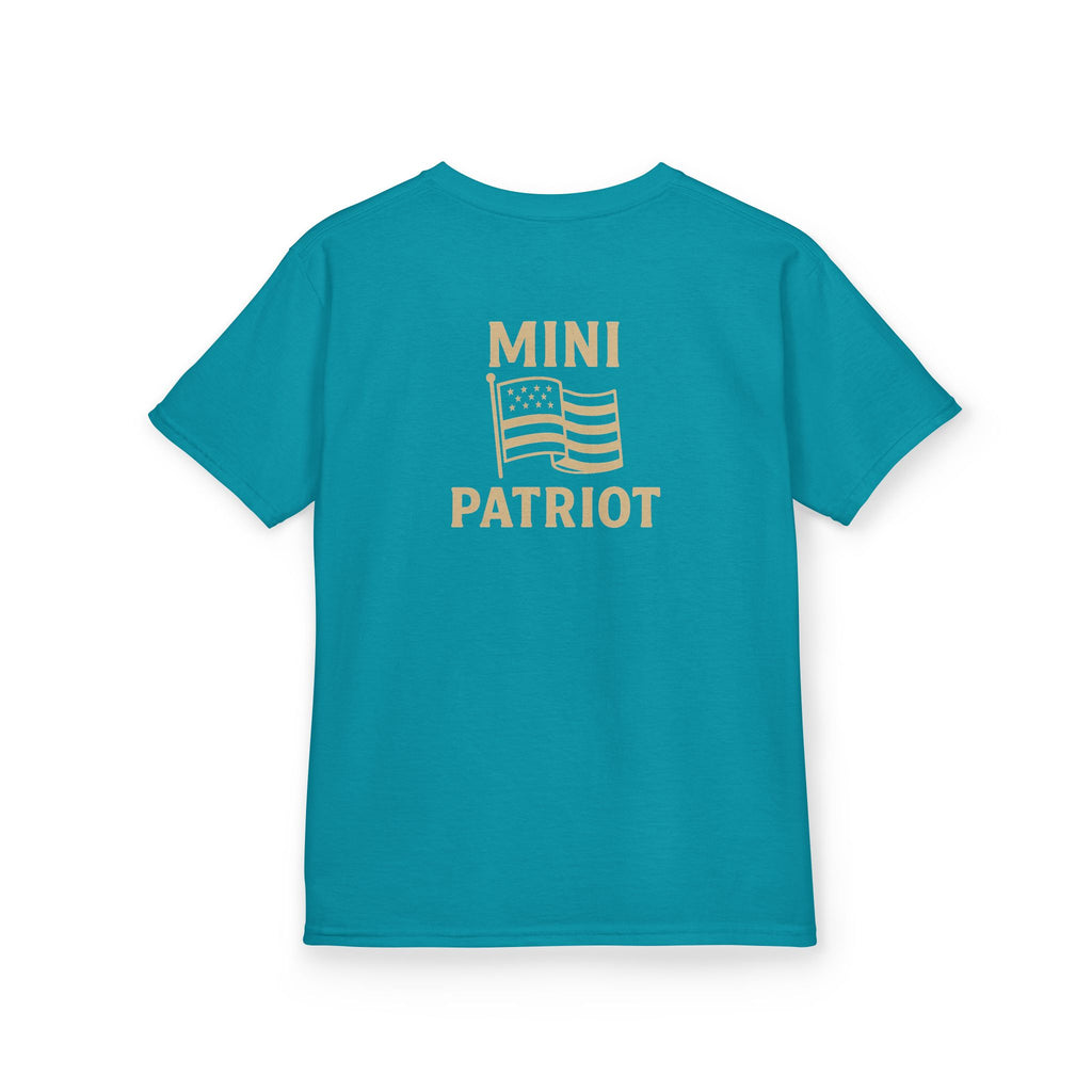 Mini Patriot Kids T‑Shirt — 'Mini Patriot' Flag Graphic