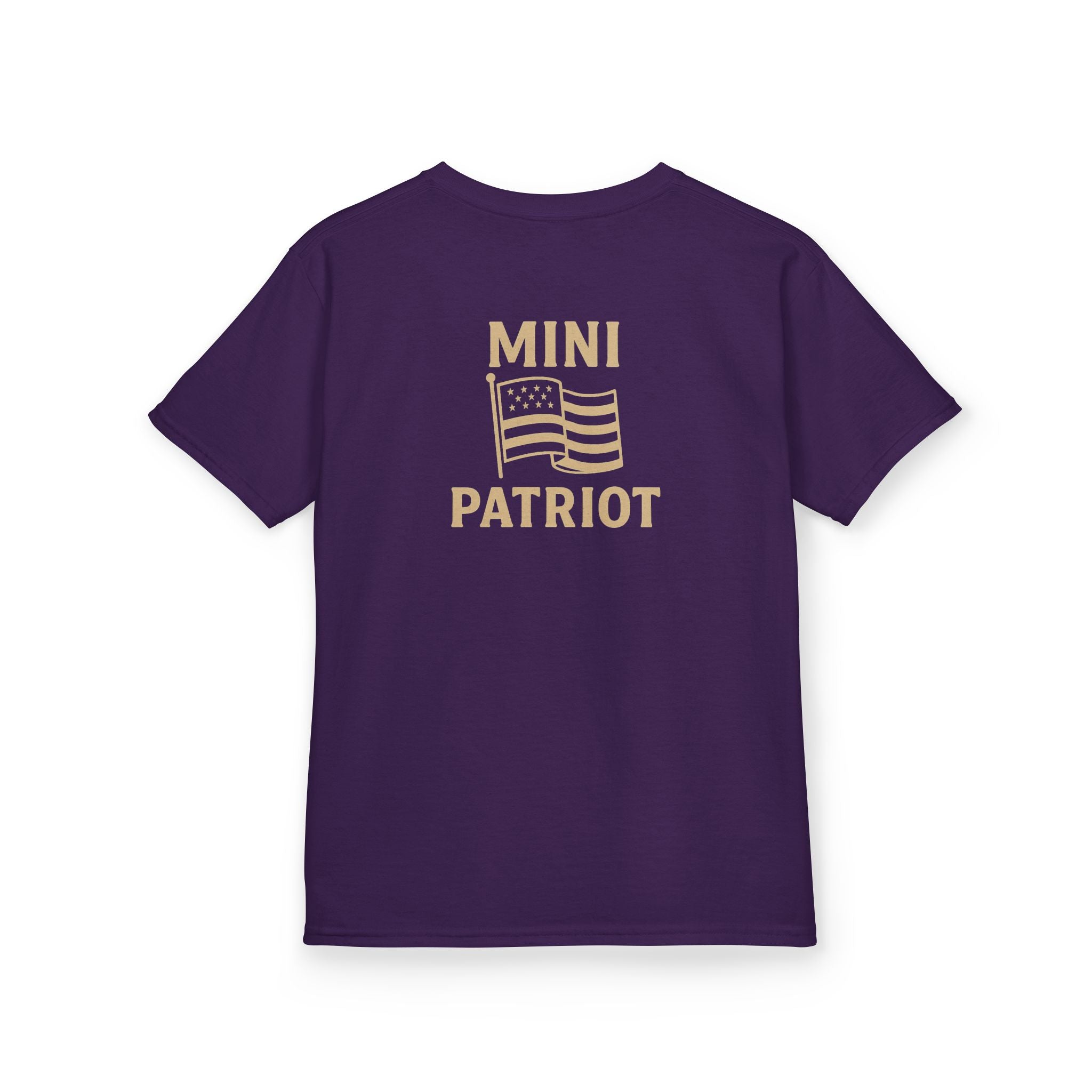 Mini Patriot Kids T‑Shirt — 'Mini Patriot' Flag Graphic
