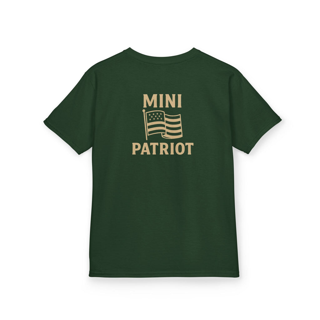 Mini Patriot Kids T‑Shirt — 'Mini Patriot' Flag Graphic