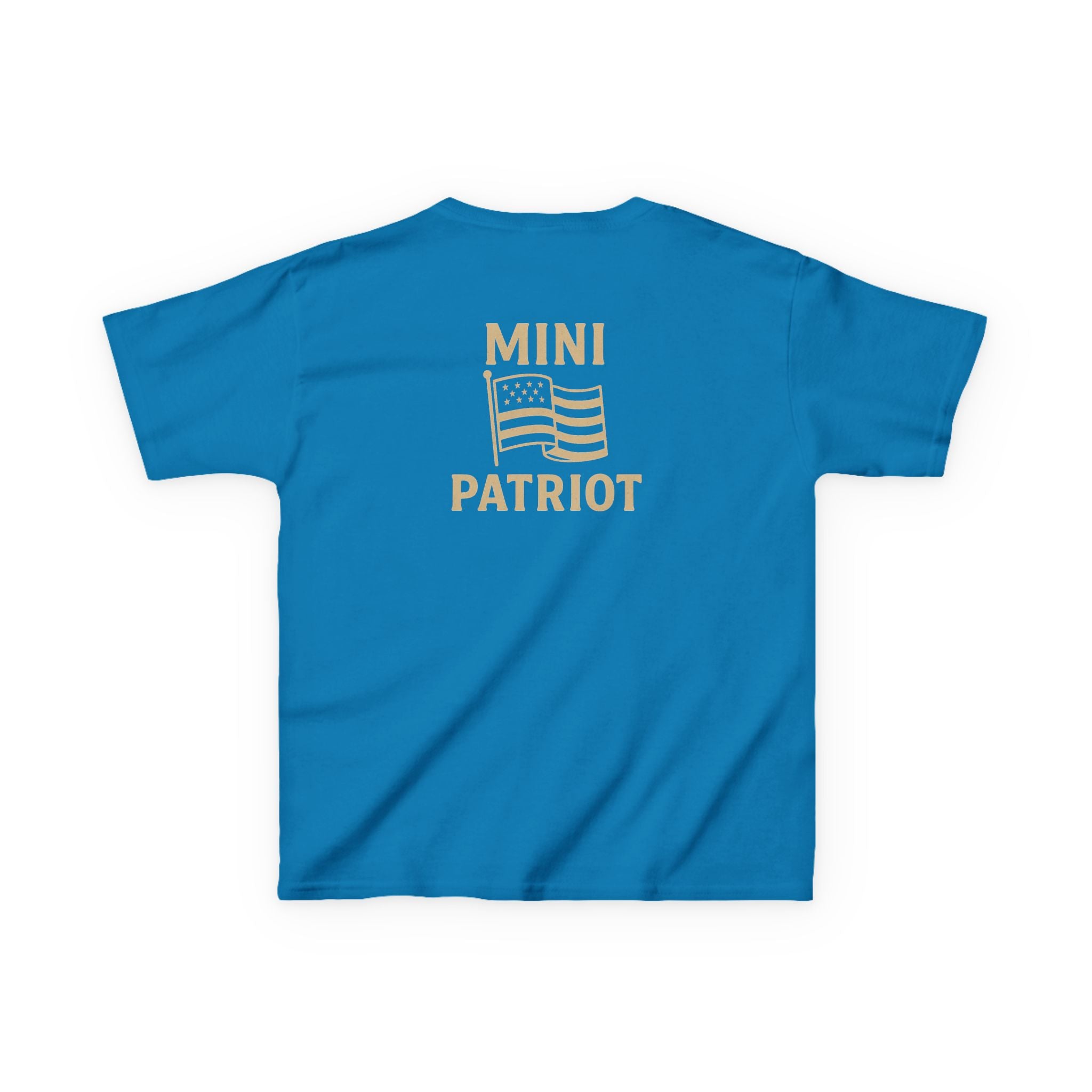 Mini Patriot Kids T‑Shirt — 'Mini Patriot' Flag Graphic