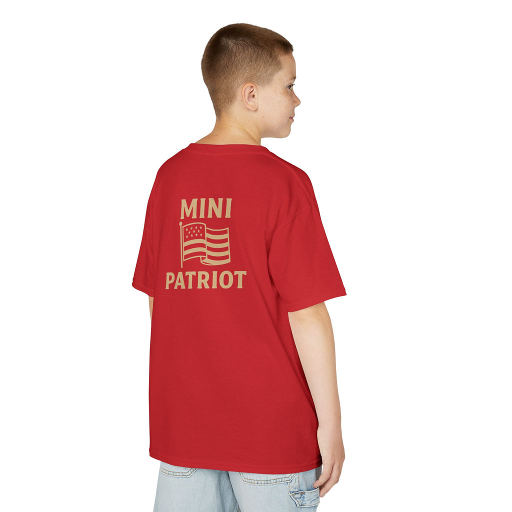 Mini Patriot Kids T‑Shirt — 'Mini Patriot' Flag Graphic