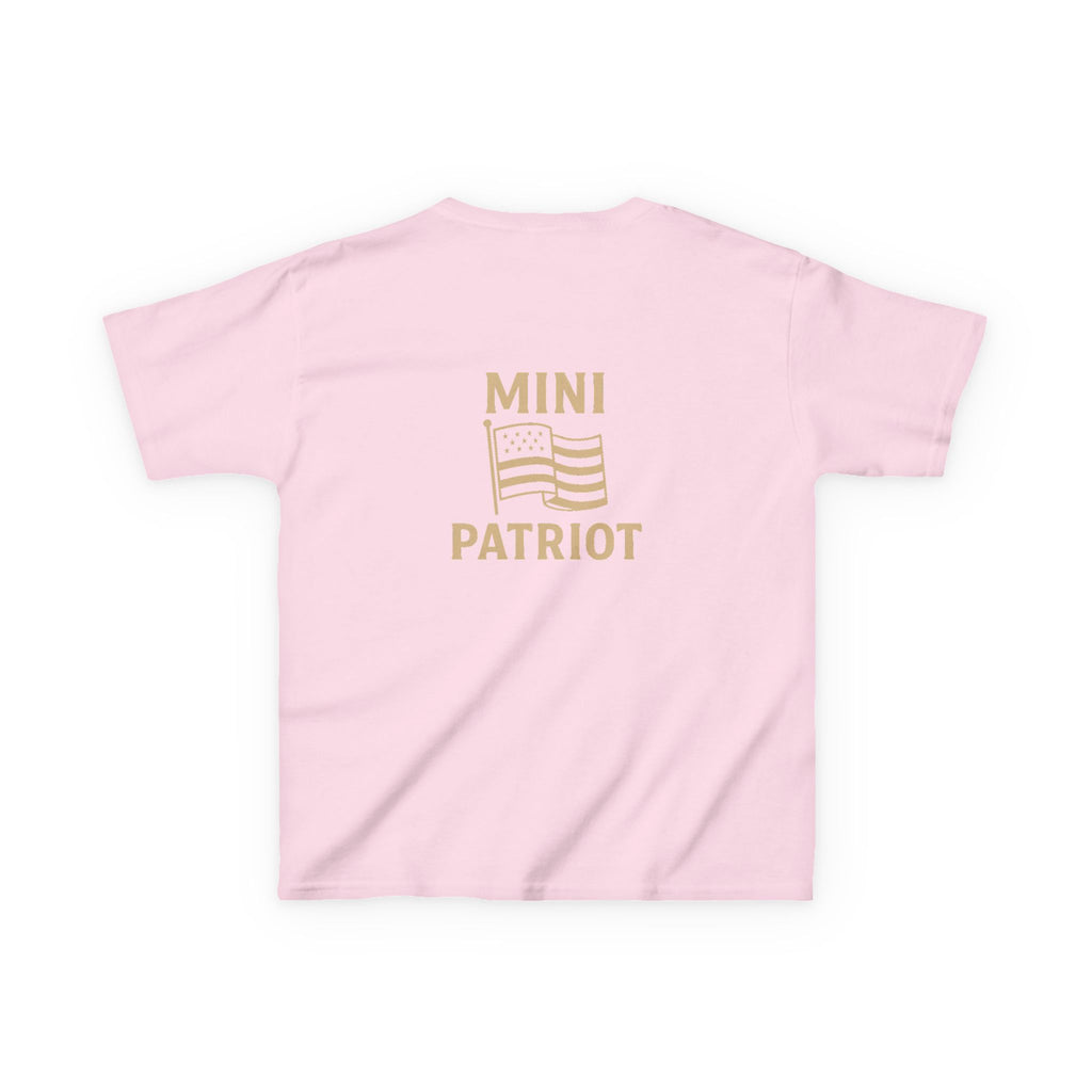 Mini Patriot Kids T‑Shirt — 'Mini Patriot' Flag Graphic