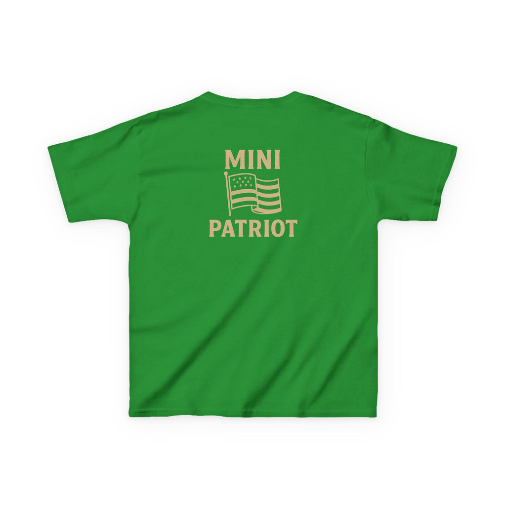 Mini Patriot Kids T‑Shirt — 'Mini Patriot' Flag Graphic