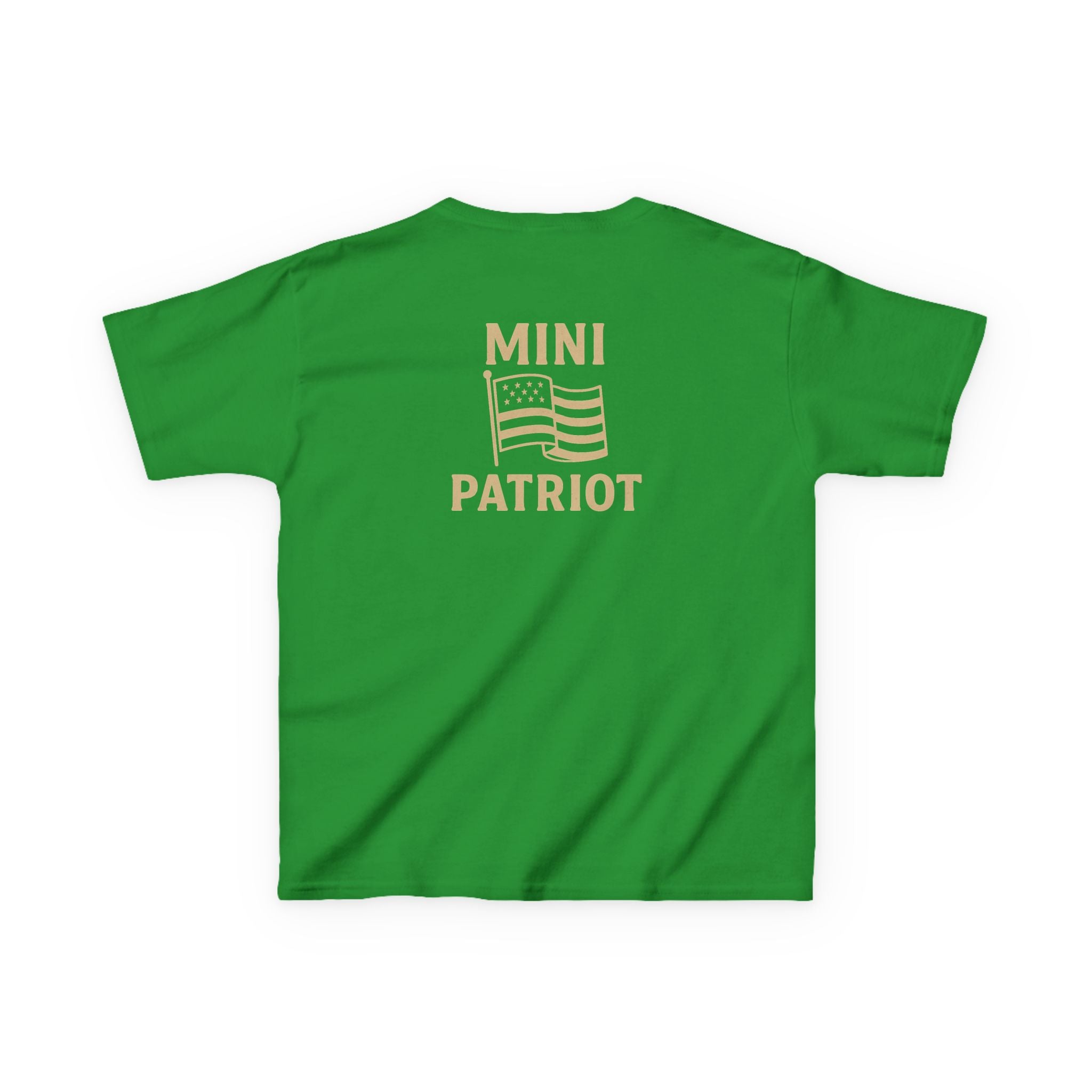 Mini Patriot Kids T‑Shirt — 'Mini Patriot' Flag Graphic
