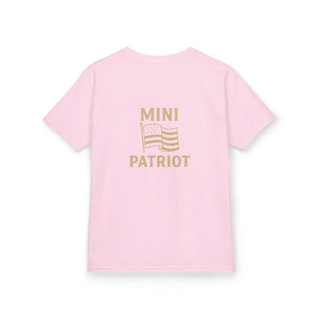 Mini Patriot Kids T‑Shirt — 'Mini Patriot' Flag Graphic