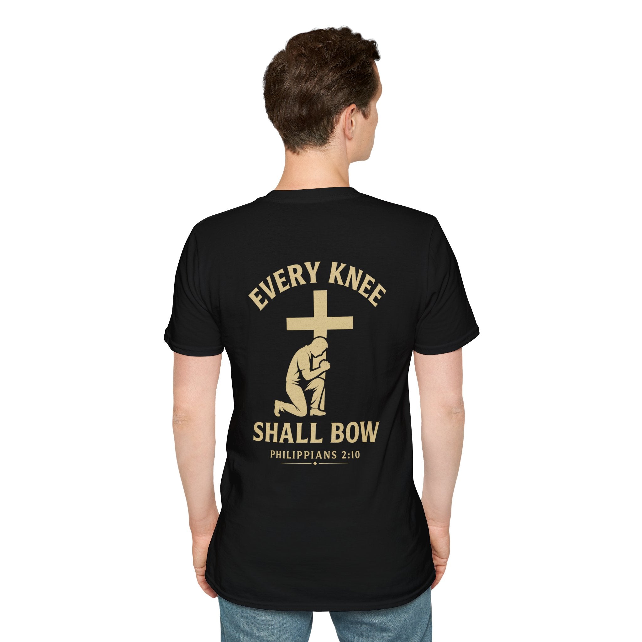 Every Knee Shall Bow T-Shirt — Philippians 2:10 Christian Faith Shirt