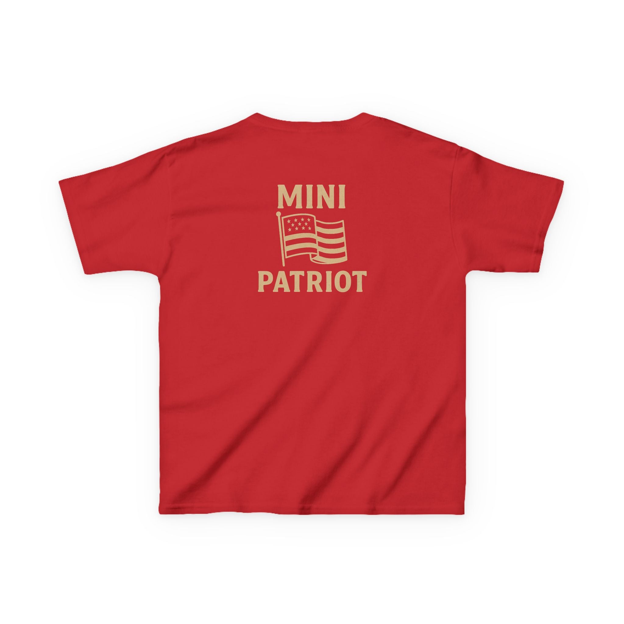 Mini Patriot Kids T‑Shirt — 'Mini Patriot' Flag Graphic