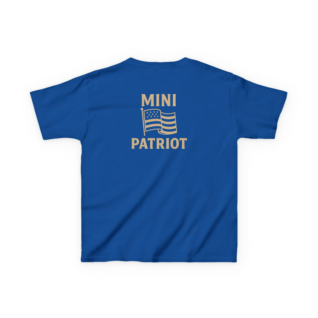 Mini Patriot Kids T‑Shirt — 'Mini Patriot' Flag Graphic