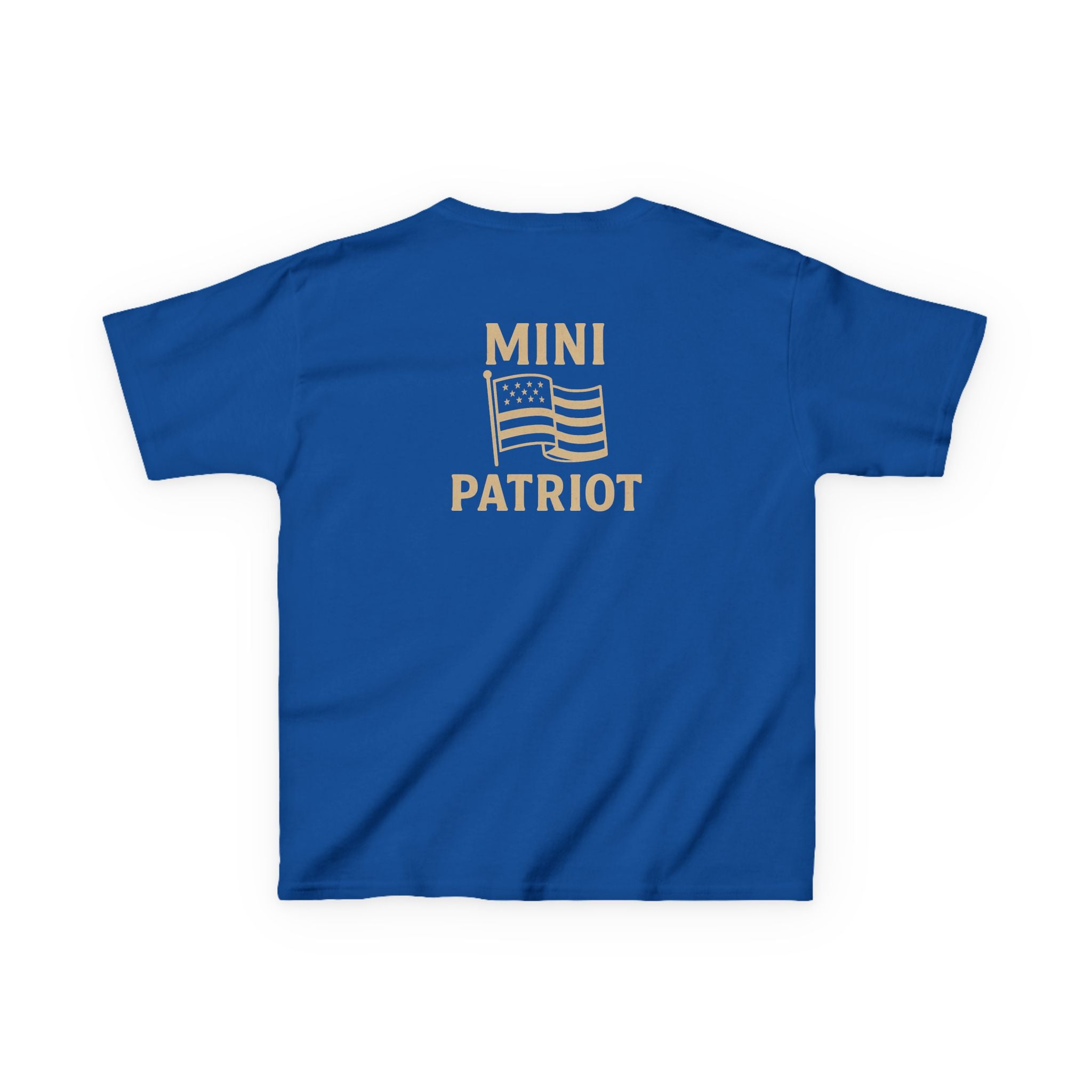 Mini Patriot Kids T‑Shirt — 'Mini Patriot' Flag Graphic