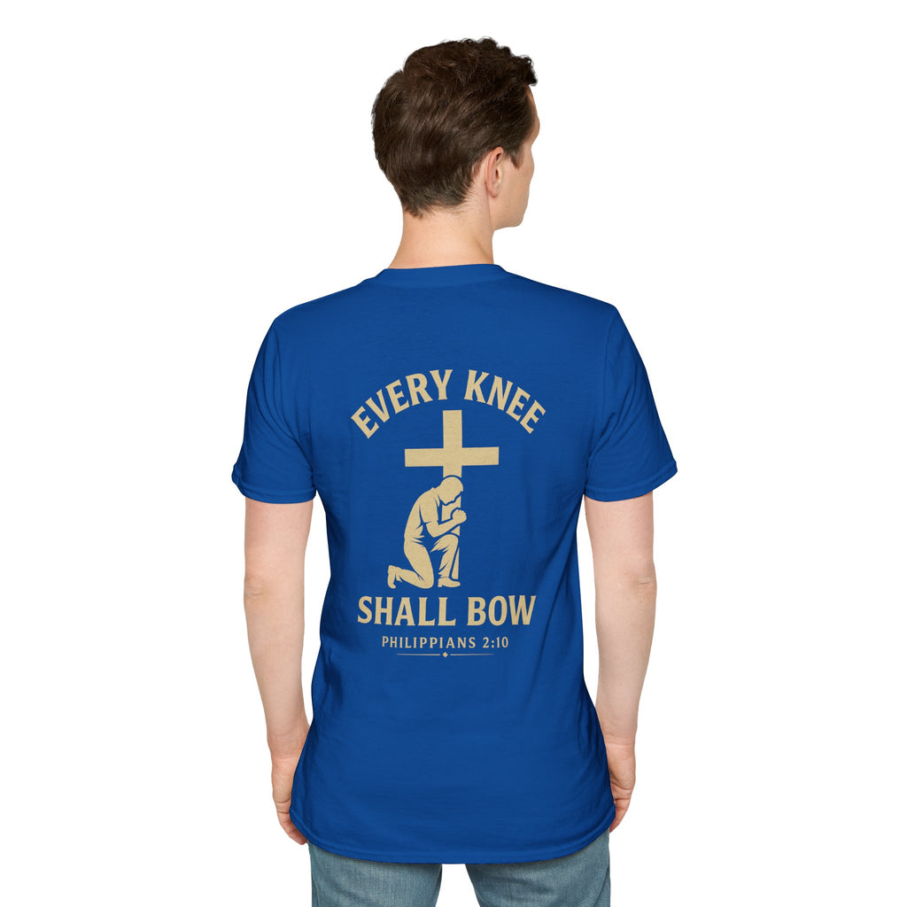 Every Knee Shall Bow T-Shirt — Philippians 2:10 Christian Faith Shirt