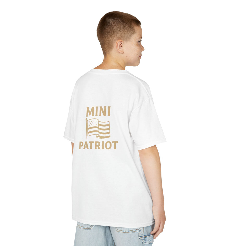 Mini Patriot Kids T‑Shirt — 'Mini Patriot' Flag Graphic