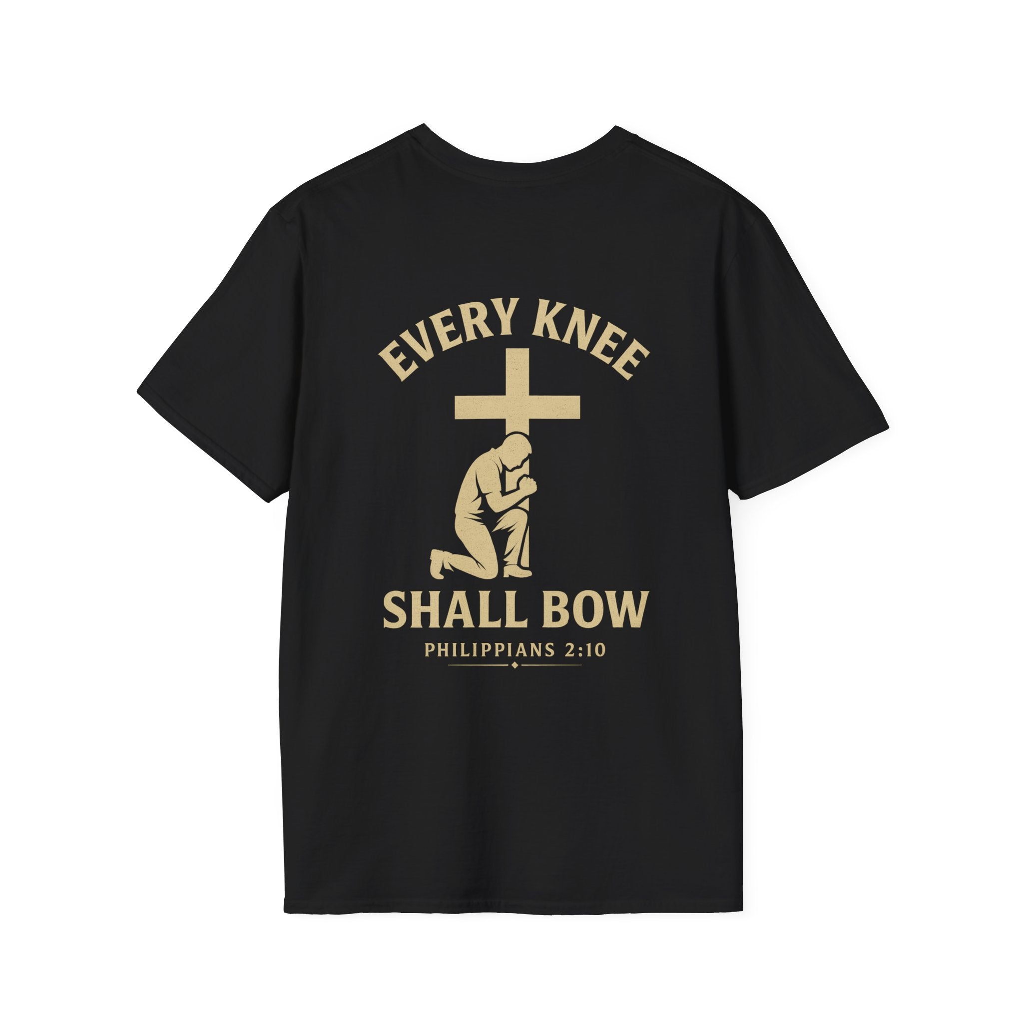 Every Knee Shall Bow T-Shirt — Philippians 2:10 Christian Faith Shirt