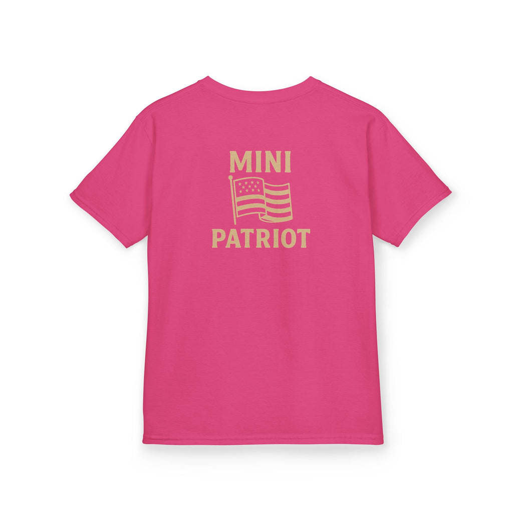 Mini Patriot Kids T‑Shirt — 'Mini Patriot' Flag Graphic