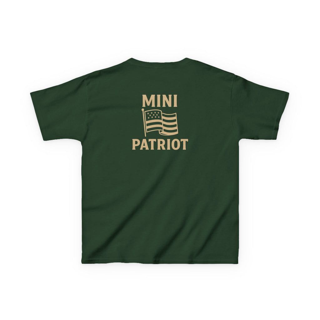 Mini Patriot Kids T‑Shirt — 'Mini Patriot' Flag Graphic