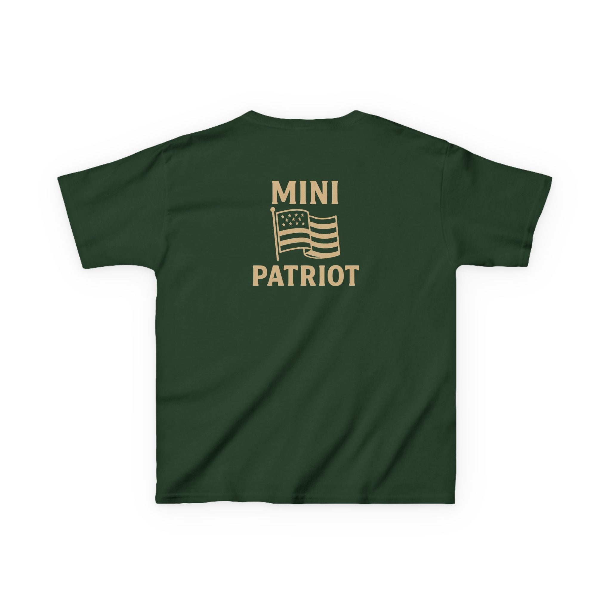 Mini Patriot Kids T‑Shirt — 'Mini Patriot' Flag Graphic