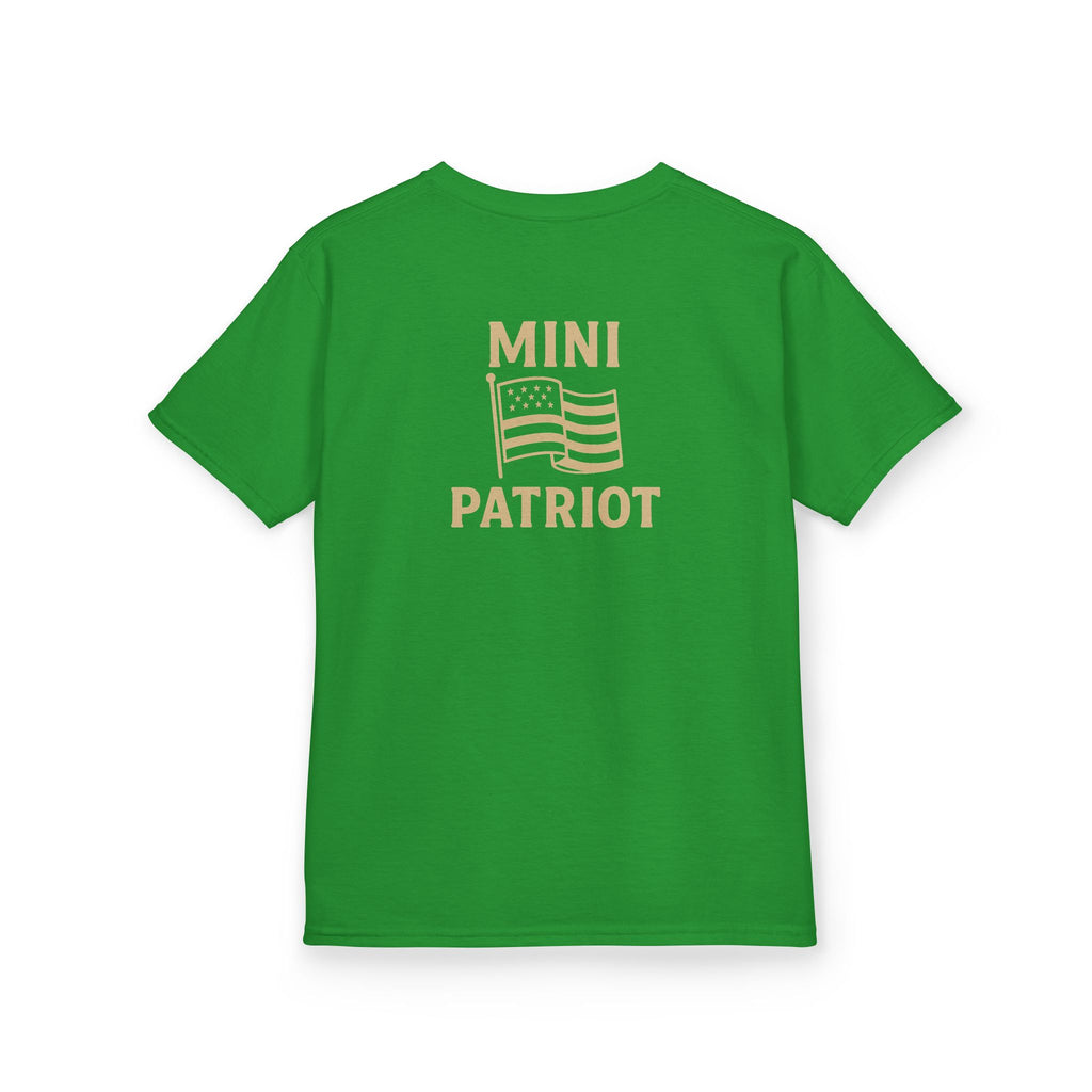 Mini Patriot Kids T‑Shirt — 'Mini Patriot' Flag Graphic